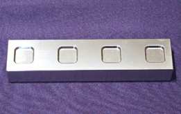 Embedding well bar 4x18mm photo produit Front View S