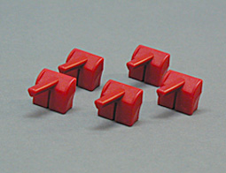 Clips, assy. - red, pack of 5 Produktfoto Front View S