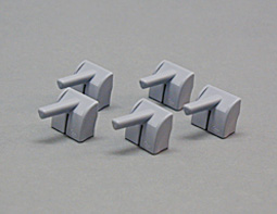 Clips, assy. - grey, pack of 5 产品照片 Front View S
