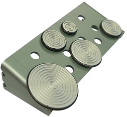 Transfer block for specimen discs, large product photo Front View S