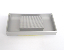Dry ice tray with adapter Produktfoto Front View S