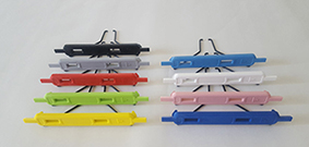 Rack hanger, slide rack 5,lt blue, 3 pcs Foto do produto Front View S