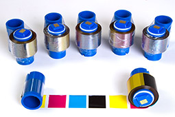 Ink Ribbon Color (6 pcs.per 1000 prints) Produktfoto Front View S