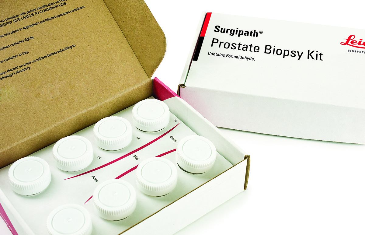 Prostate Biopsy Kits für Transportzwecke Produktfoto Front View L