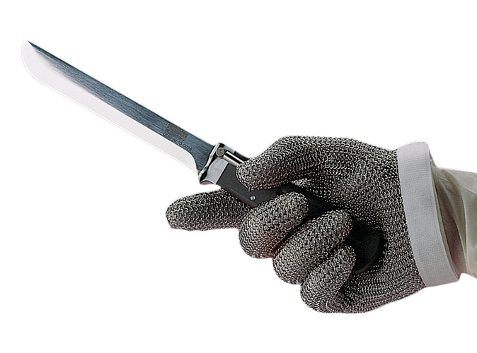 Safetyflex Steel Mesh Gloves (Safetyflex Handschuhe aus Stahlgeflecht) Produktfoto Front View L